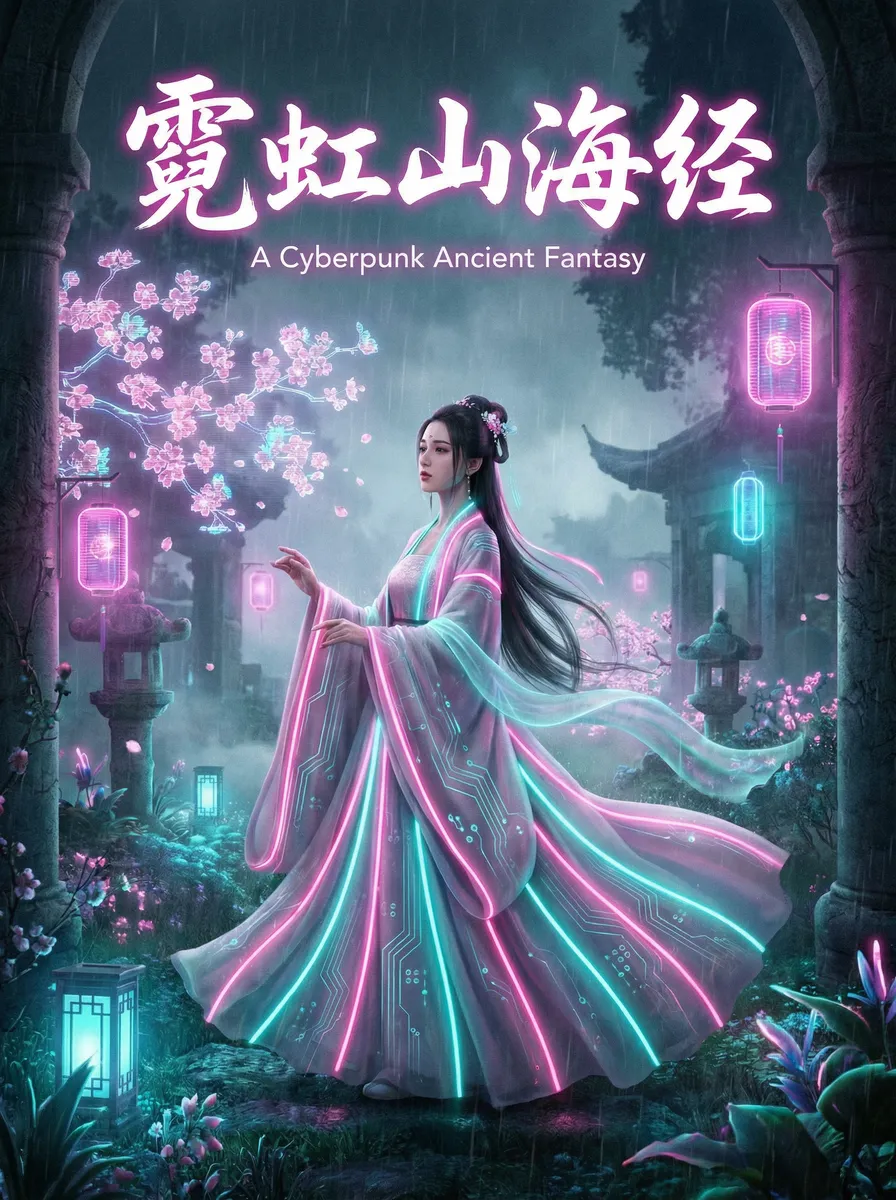 房奴试爱4 古风奇缘短剧 - 霓虹山海经海报